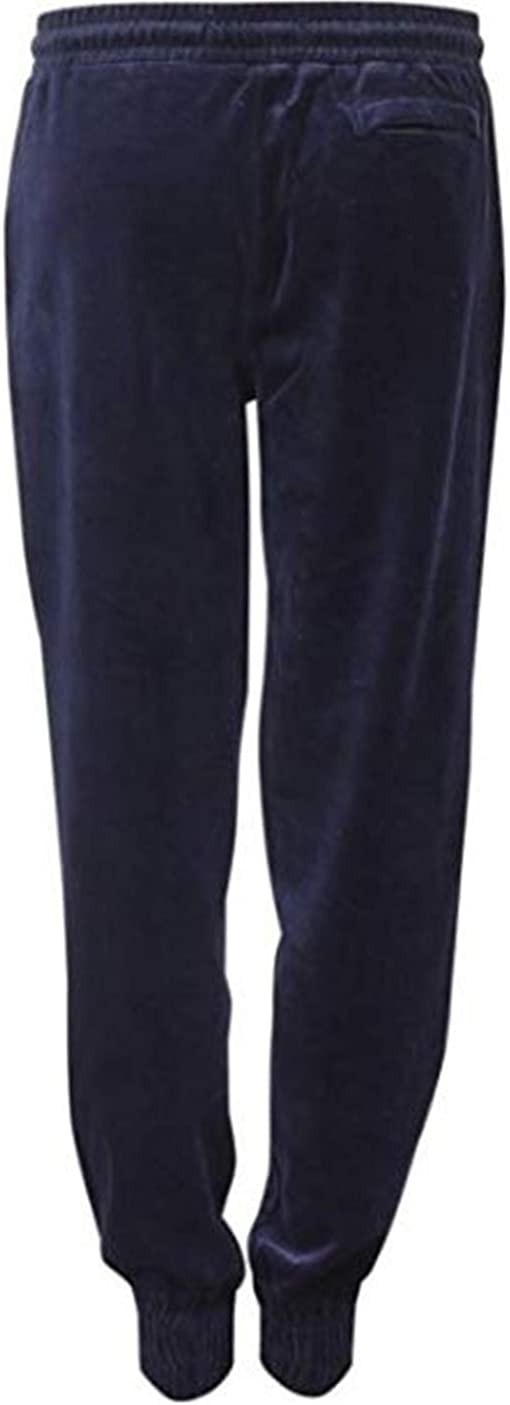 Fila Women s Jodi Velour Jogger Pants (L, Navy)