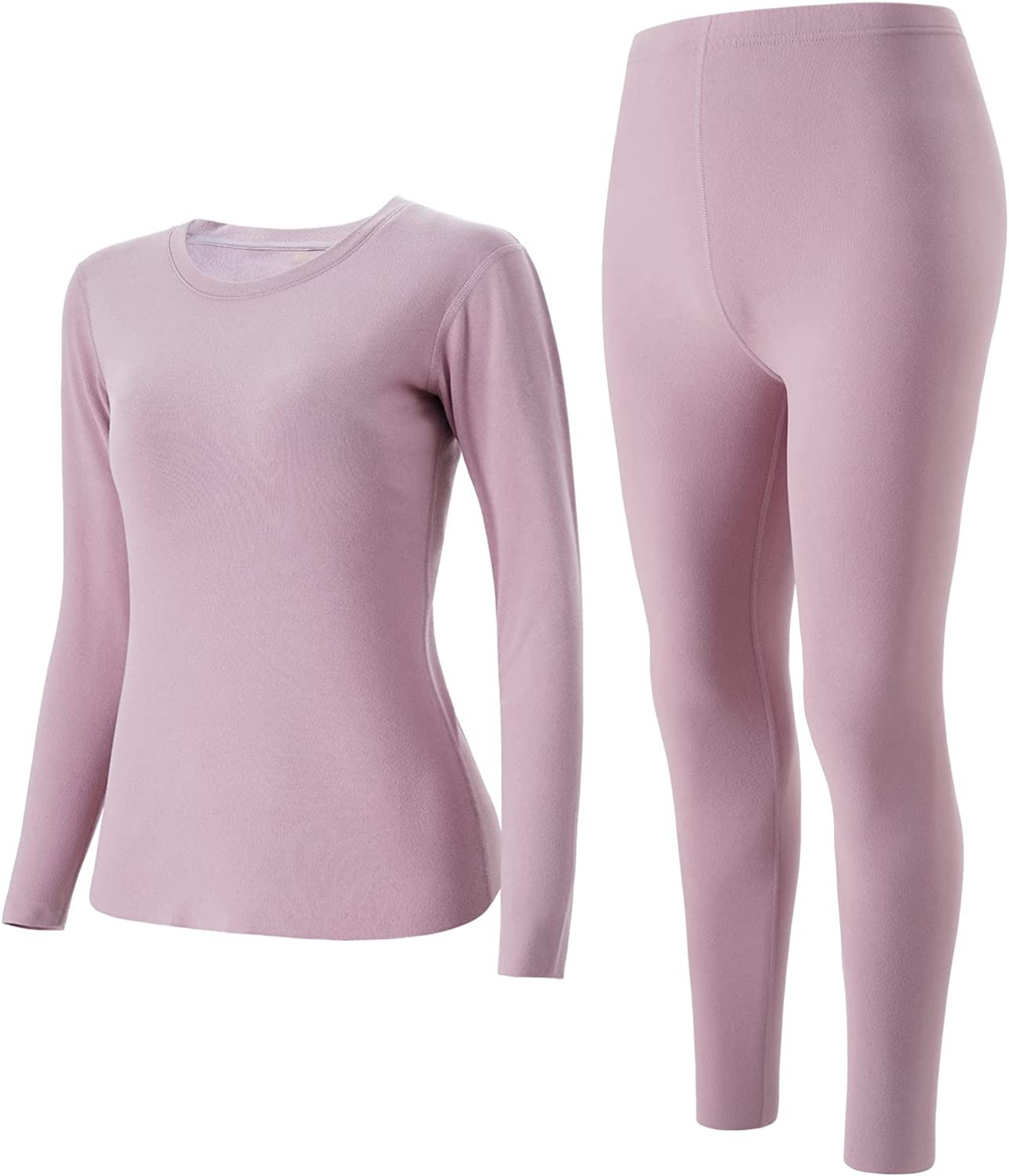 INNERSY Women s Thermal Underwear Set Thin Light Long Johns Base Layer for Cold Weather