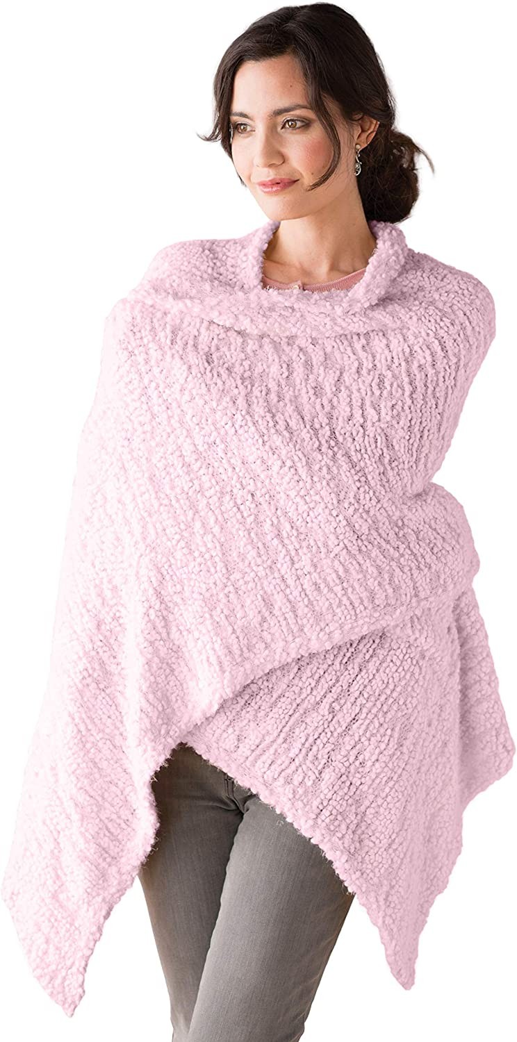 DEMDACO Giving Shawl Women s One Size Soft Knit Nylon Wrap in Gift Box