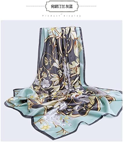 Big Square Silk Scarf in Abstract Patterns,100% Silk,5+ Optional Colors,110cm x 110cm,真丝围巾