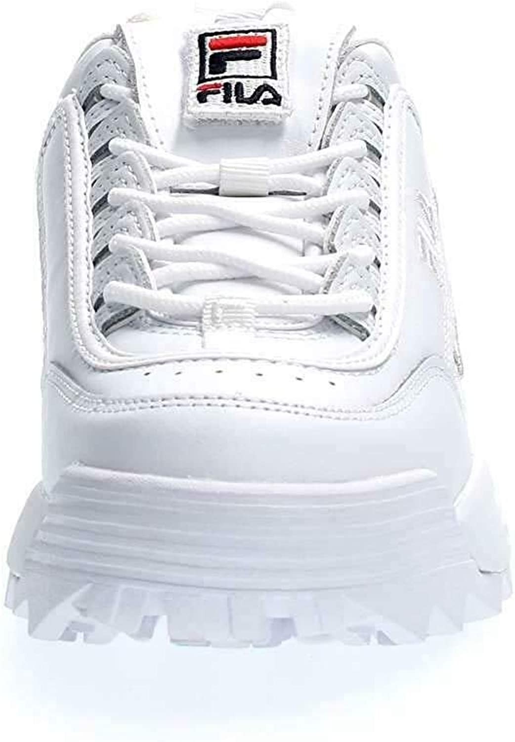 Fila Women s Disruptor II Patches White/White (5FM00538 100) - 10