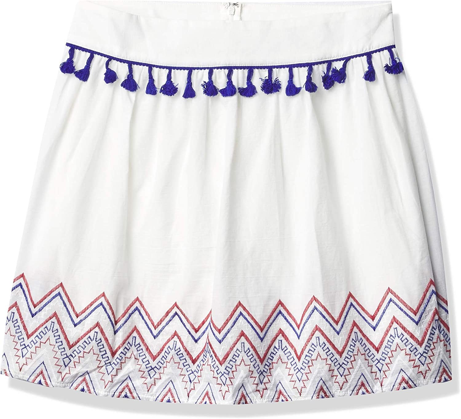love, FiRE Women s Tassel Trim Embroidered Hem Skirt