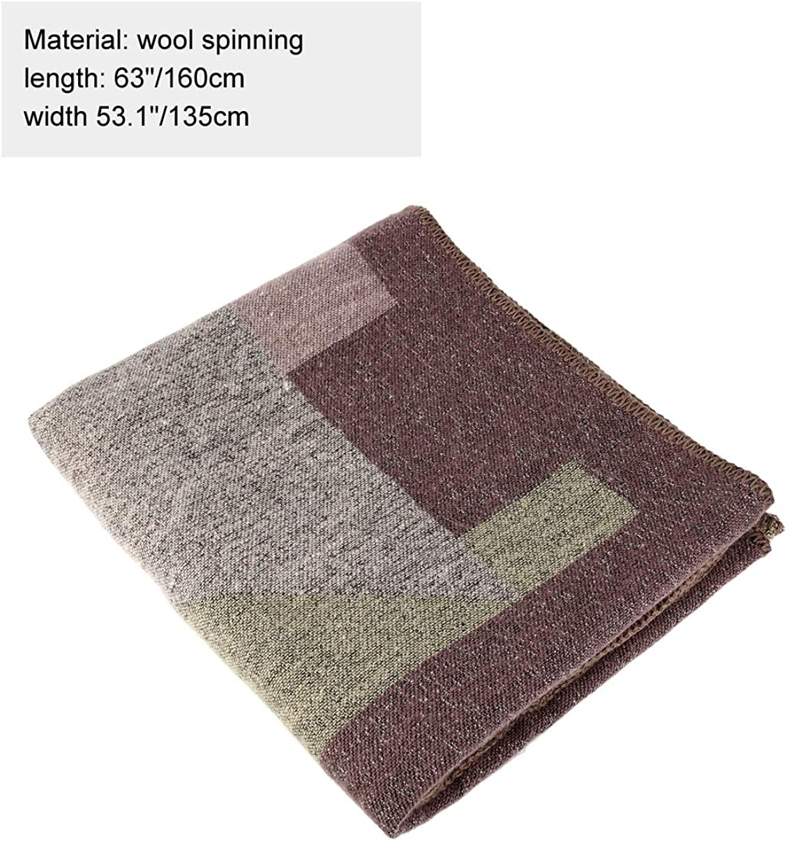 Winter Warm Shawl Wraps Cape - Women Fall Knit Wool Plaid Ponchos Blanket Sweater Fleece Scarf Coat