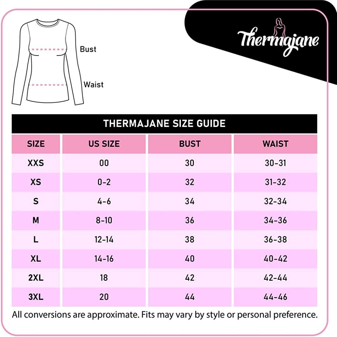 Thermajane Thermal Shirts for Women Long Sleeve Winter Tops Thermal Undershirt for Women
