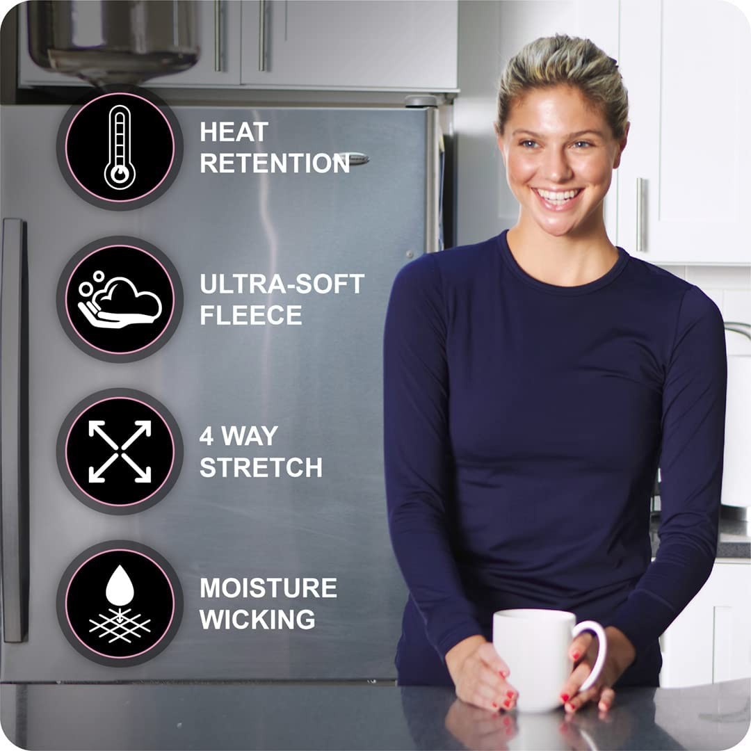 Thermajane Thermal Shirts for Women Long Sleeve Winter Tops Thermal Undershirt for Women