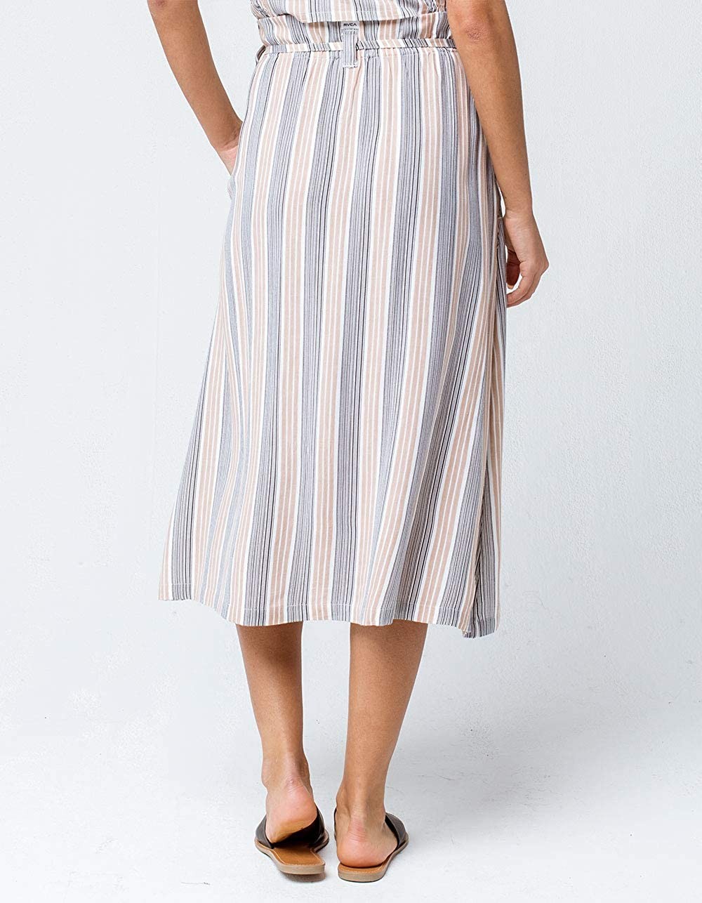 RVCA Women s Oslo High Rise Midi Skirt