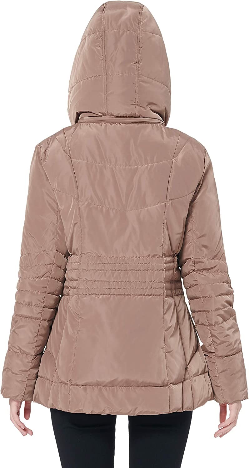 Orolay Women s Warm Winter Down Coat Hooded Puffer Jacket