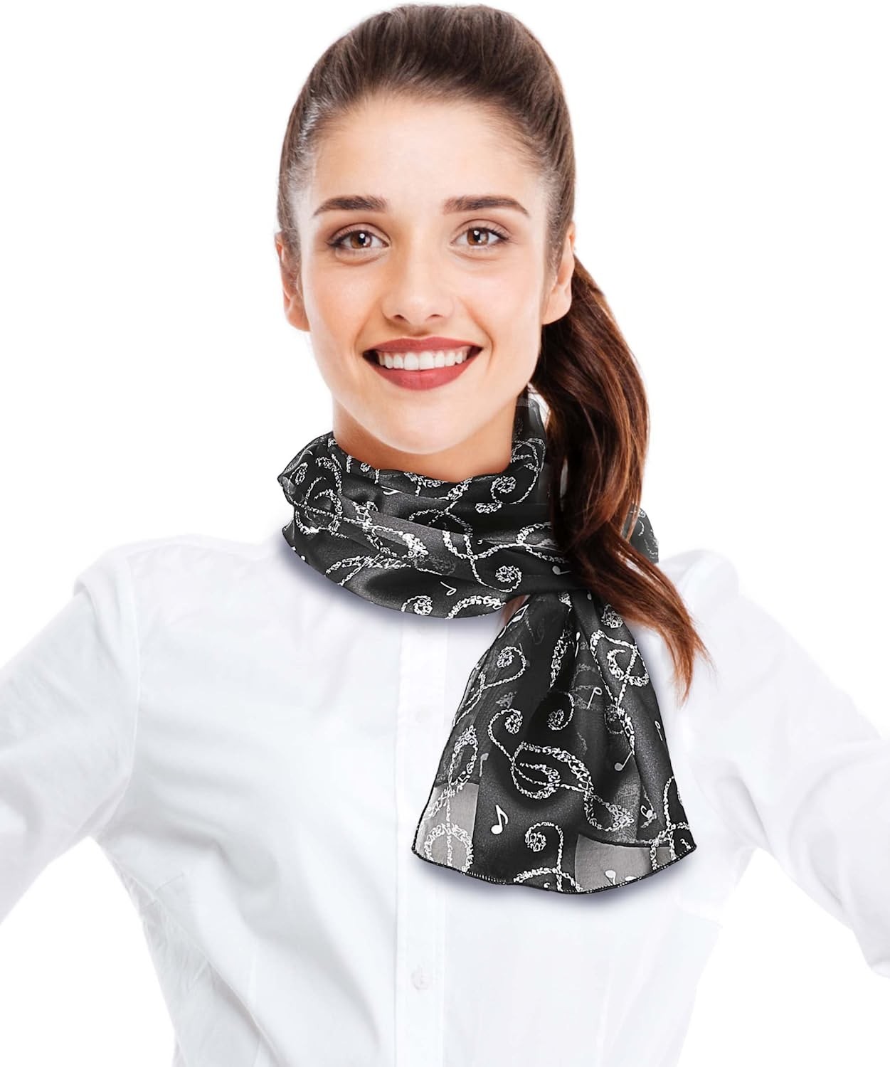 CBC Crown Women s Fashion Music Note Scarf (Various Patterns, Colors)