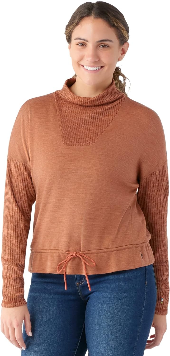 Smartwool Women s Thermal Merino Wool Rib Top (Relaxed Fit)