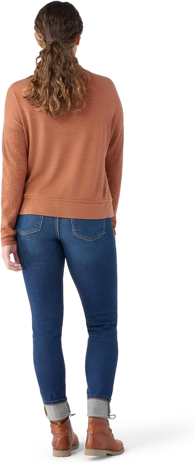 Smartwool Women s Thermal Merino Wool Rib Top (Relaxed Fit)