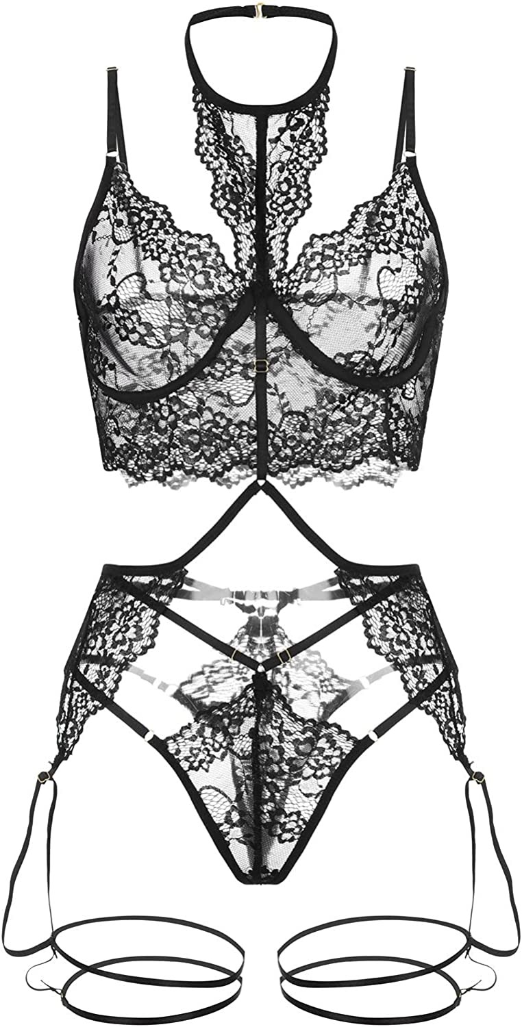 Gothic Lingerie Dress Women s Sexy Lingerie Lingerie Sets Lace Pajama Chemises Lingerie Outfits