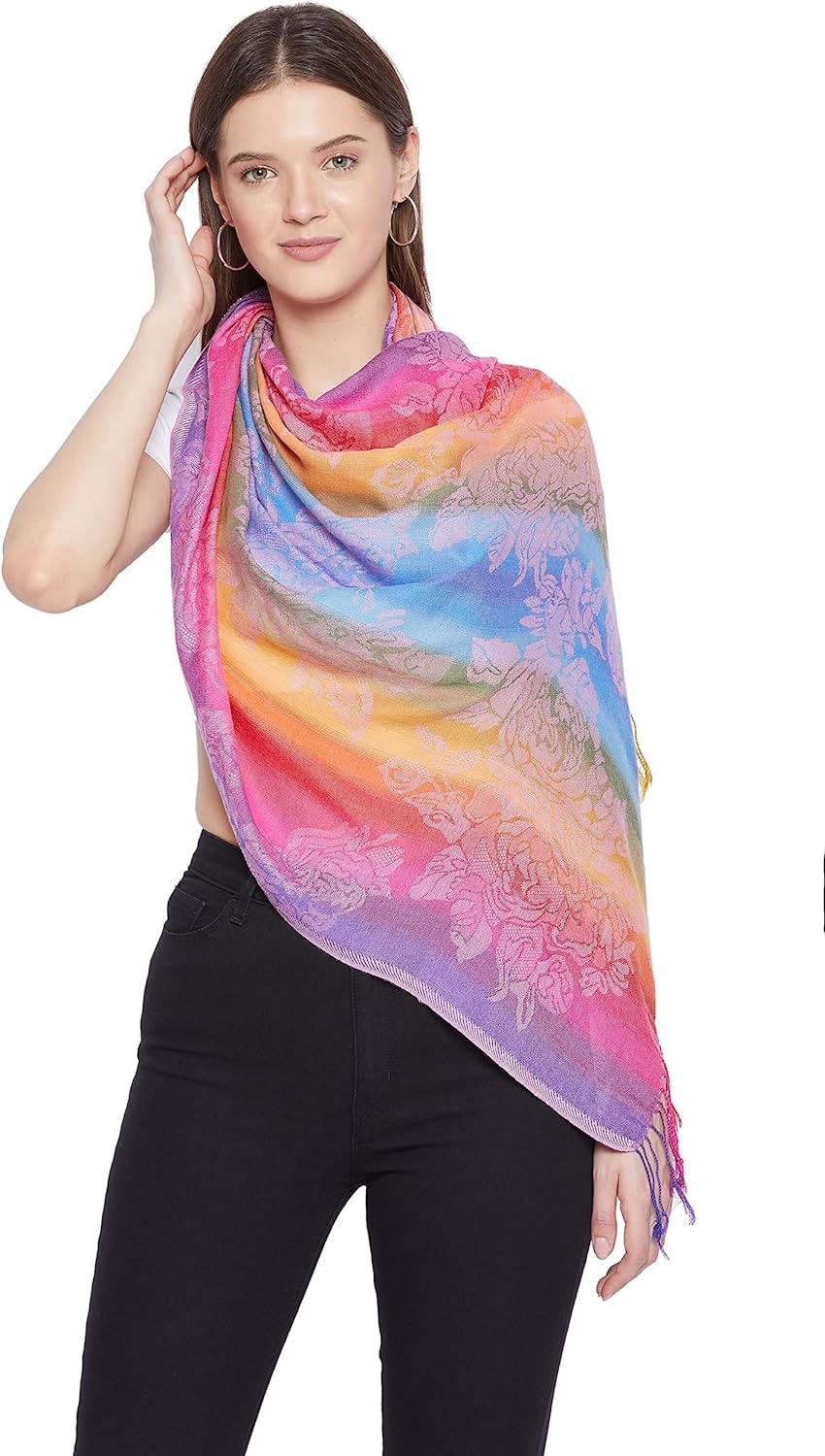 Fashion Women s Silk Scarf Luxury Satin Shawl Wraps