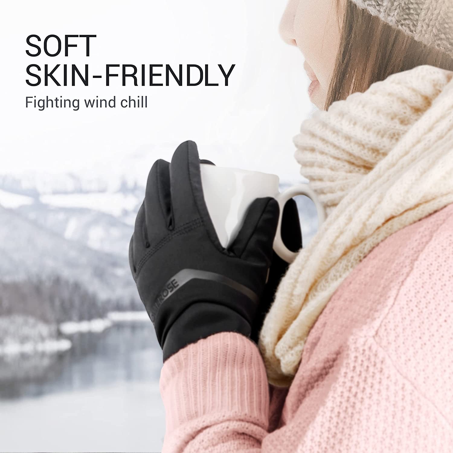 Heated Gloves Liners for Men Women Rechargeable Waterproof, Winter Gloves Liners for Arthritis Raynaud s, Thin Heated Work Gloves for Ski Golf Hiking Driving