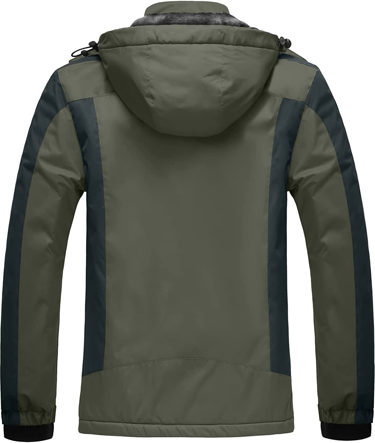 GEMYSE Men s Mountain Waterproof Ski Jacket Hooded Winter Windproof Snow Coat