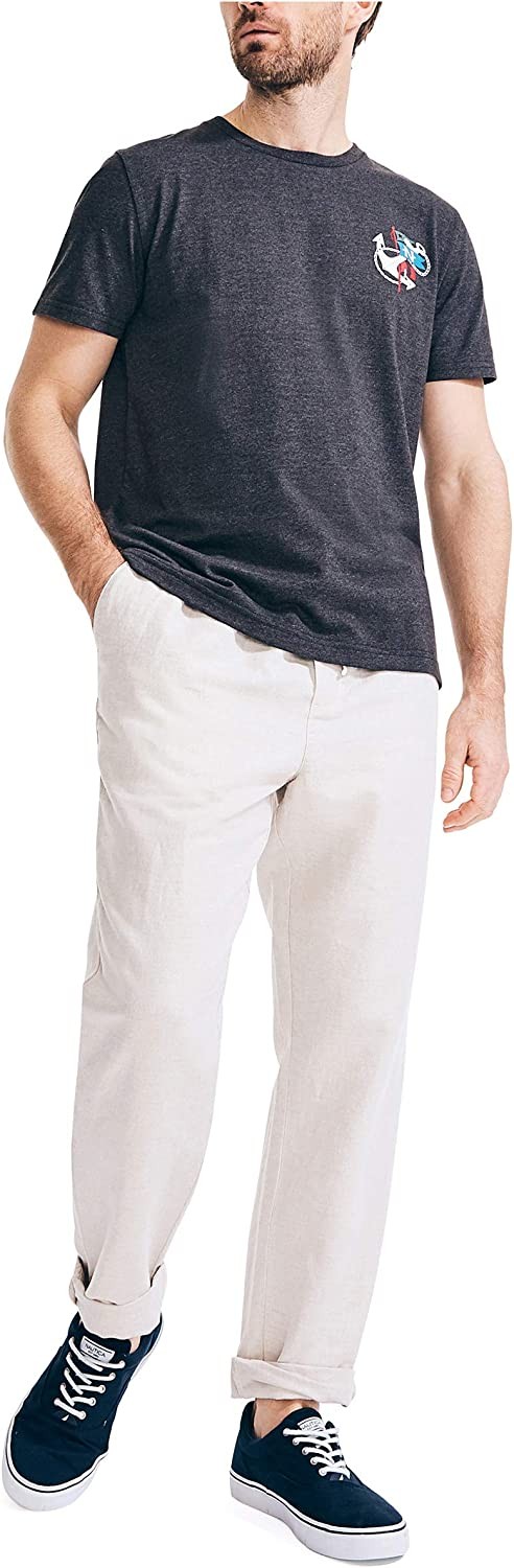 Nautica Men s Classic Fit Drawstring Linen Pant