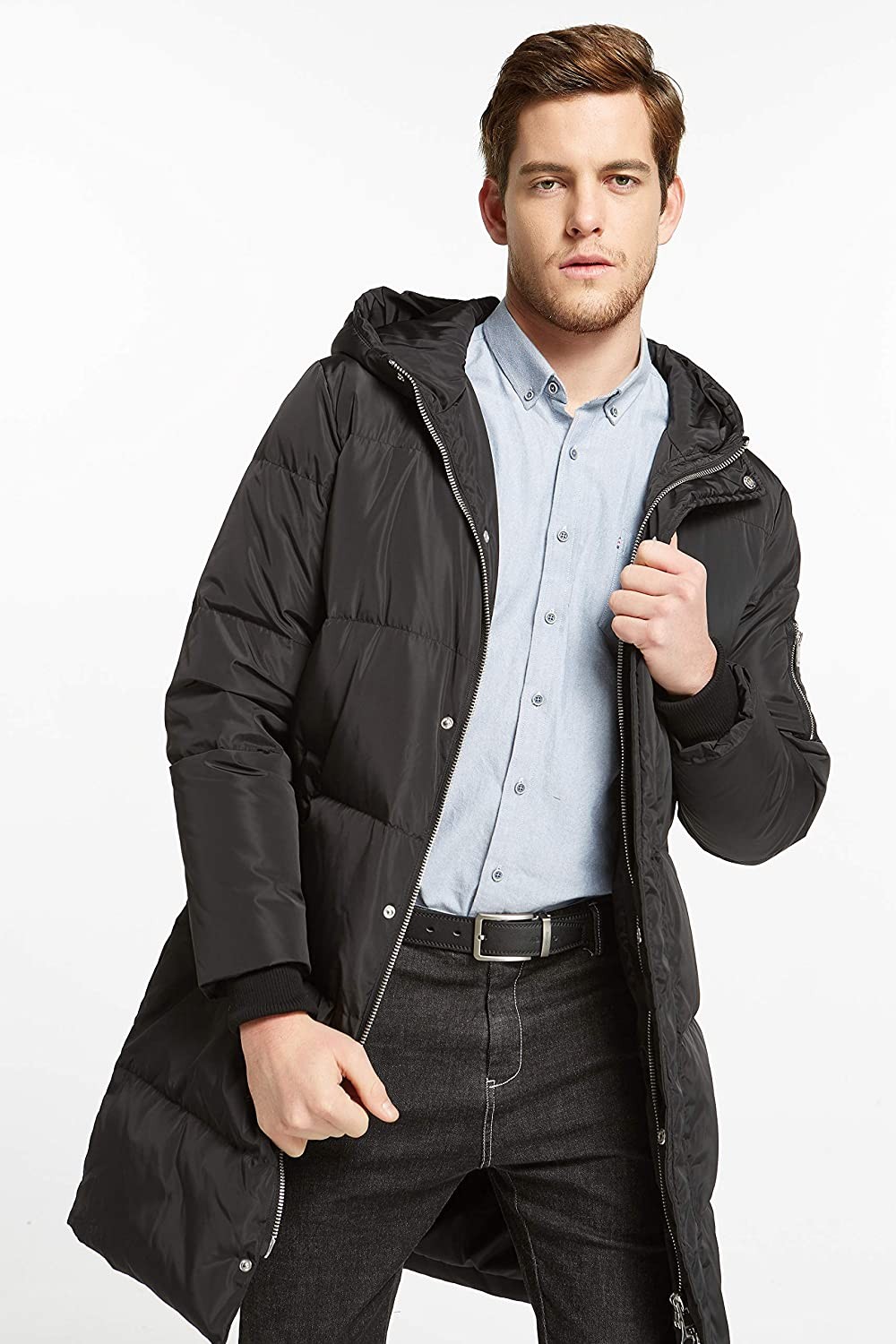 Orolay Men’s Thickened Down Jacket Winter Warm Down Coat