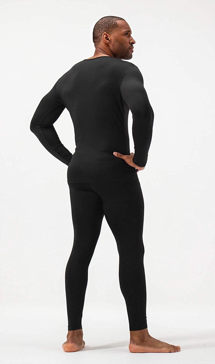 DEVOPS Men s Thermal Underwear Long Johns Set with Fleece Lined