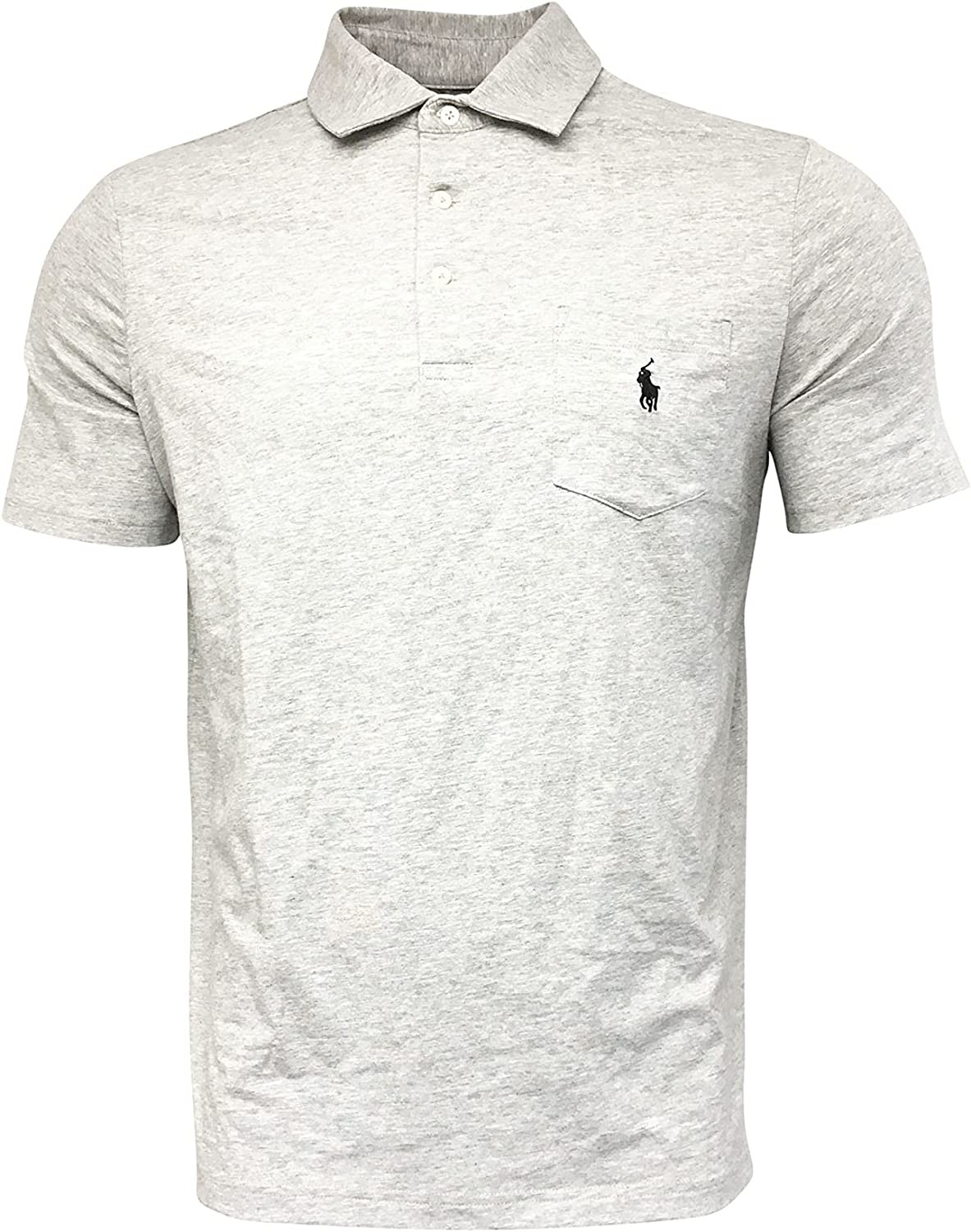 Men s T-Shirt Cotton/Polyester/Elastane M Classic 1 Grey (Medium)