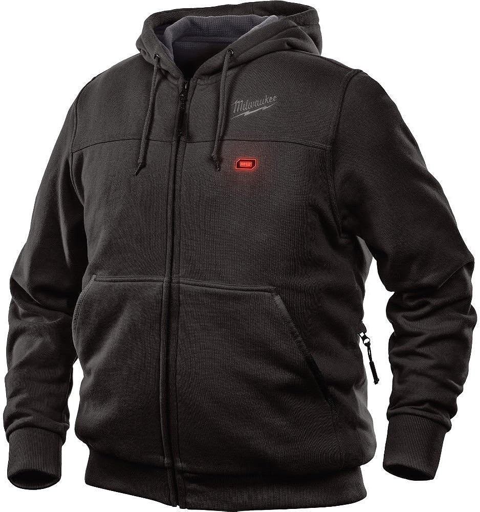 Milwaukee s Heated Hoodie Only M12 - Battery Not Included - Black, 3X-Large
