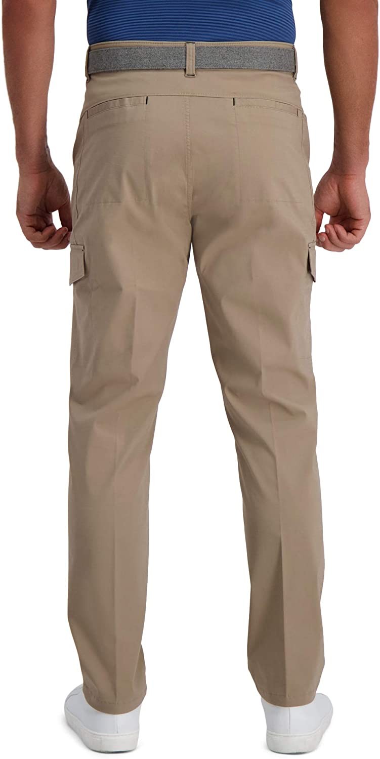 Haggar mens Hc40435 Pants, Med. Khaki, 32W x 32L US