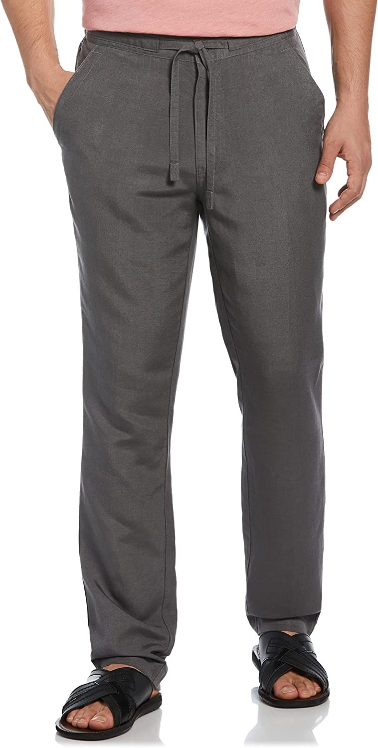 Cubavera Men s Linen-Blend Pants with Drawstring (Size Small-5x Big & Tall)