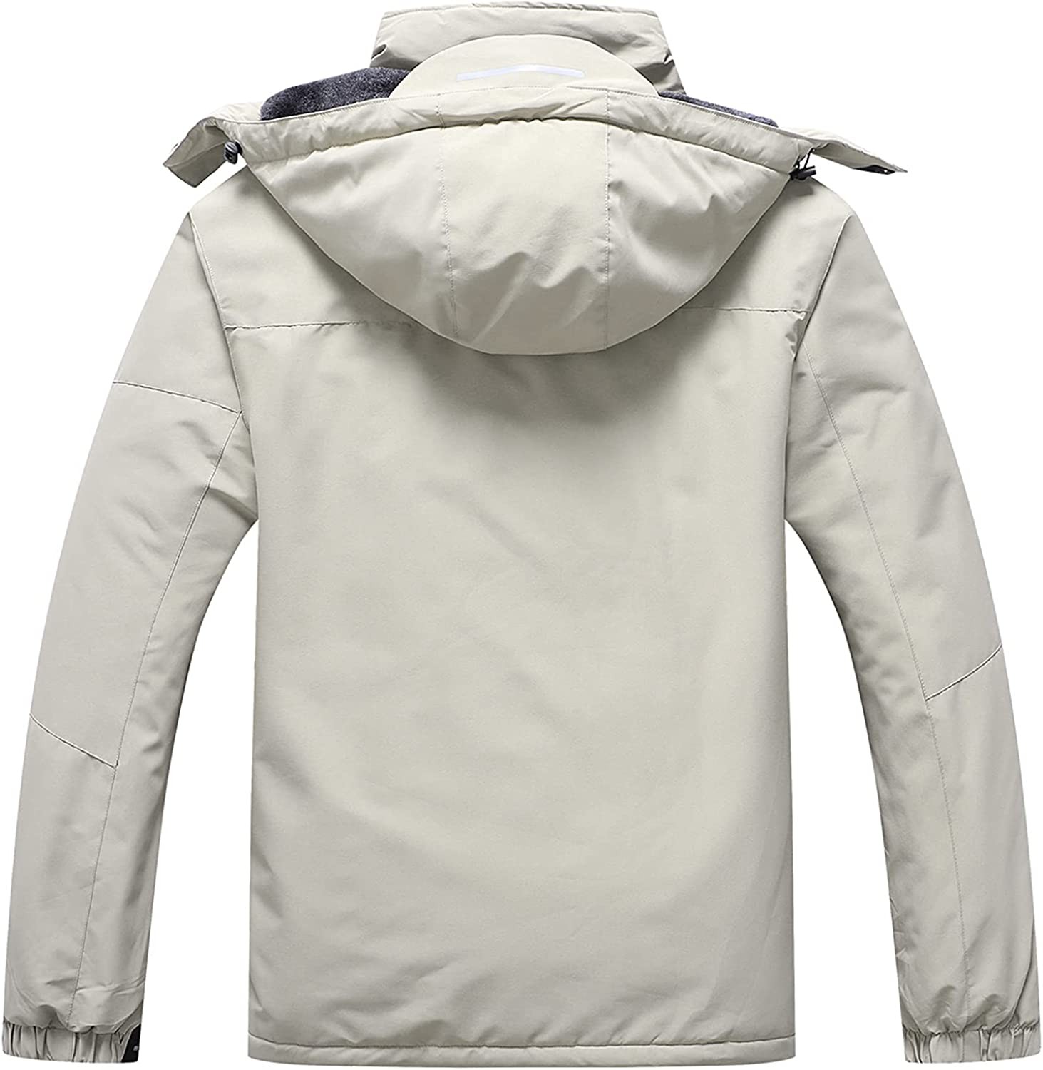 Men s Waterproof Ski Jacket Warm Winter Snow Coat Hooded Raincoat