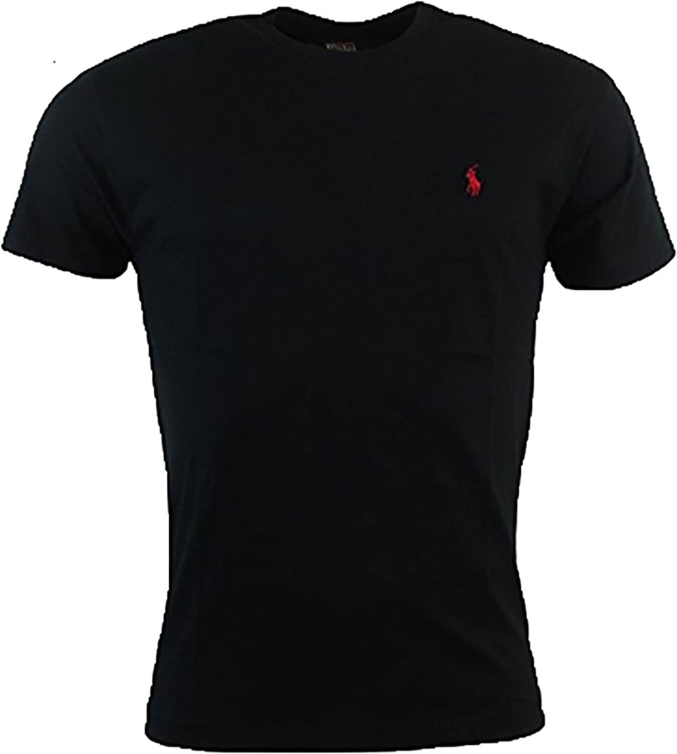 Polo Ralph Lauren Men s Classic Fit T-Shirt (Large, RL Black)