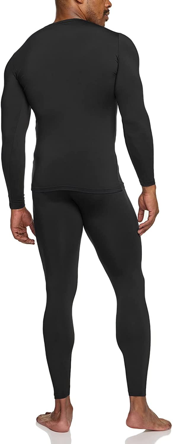 TSLA Men s Thermal Underwear Set, Microfiber Soft Fleece Lined Long Johns, Winter Warm Base Layer Top & Bottom