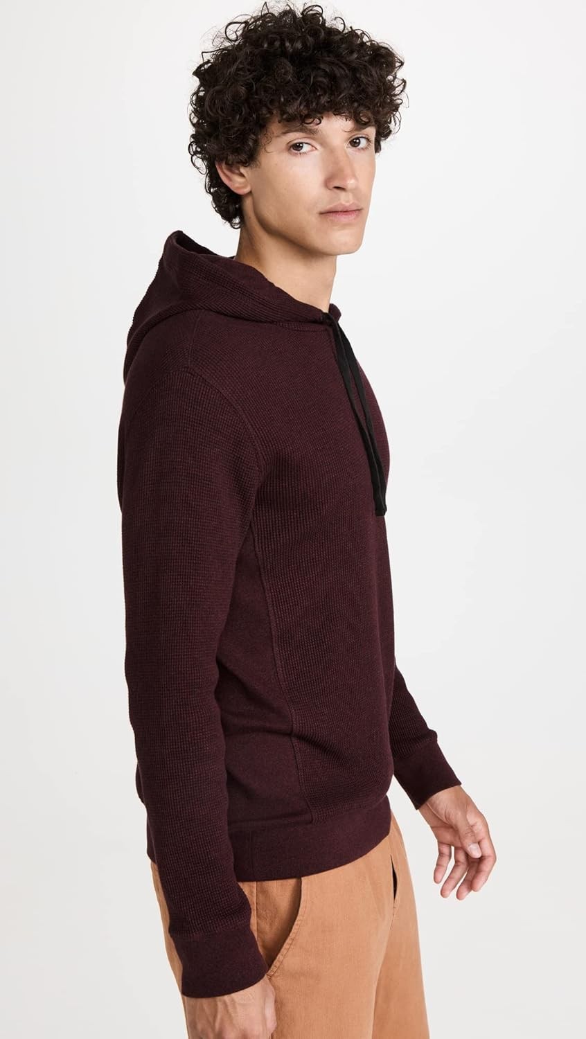 Vince Men s Mouline Thermal P/O Hoodie
