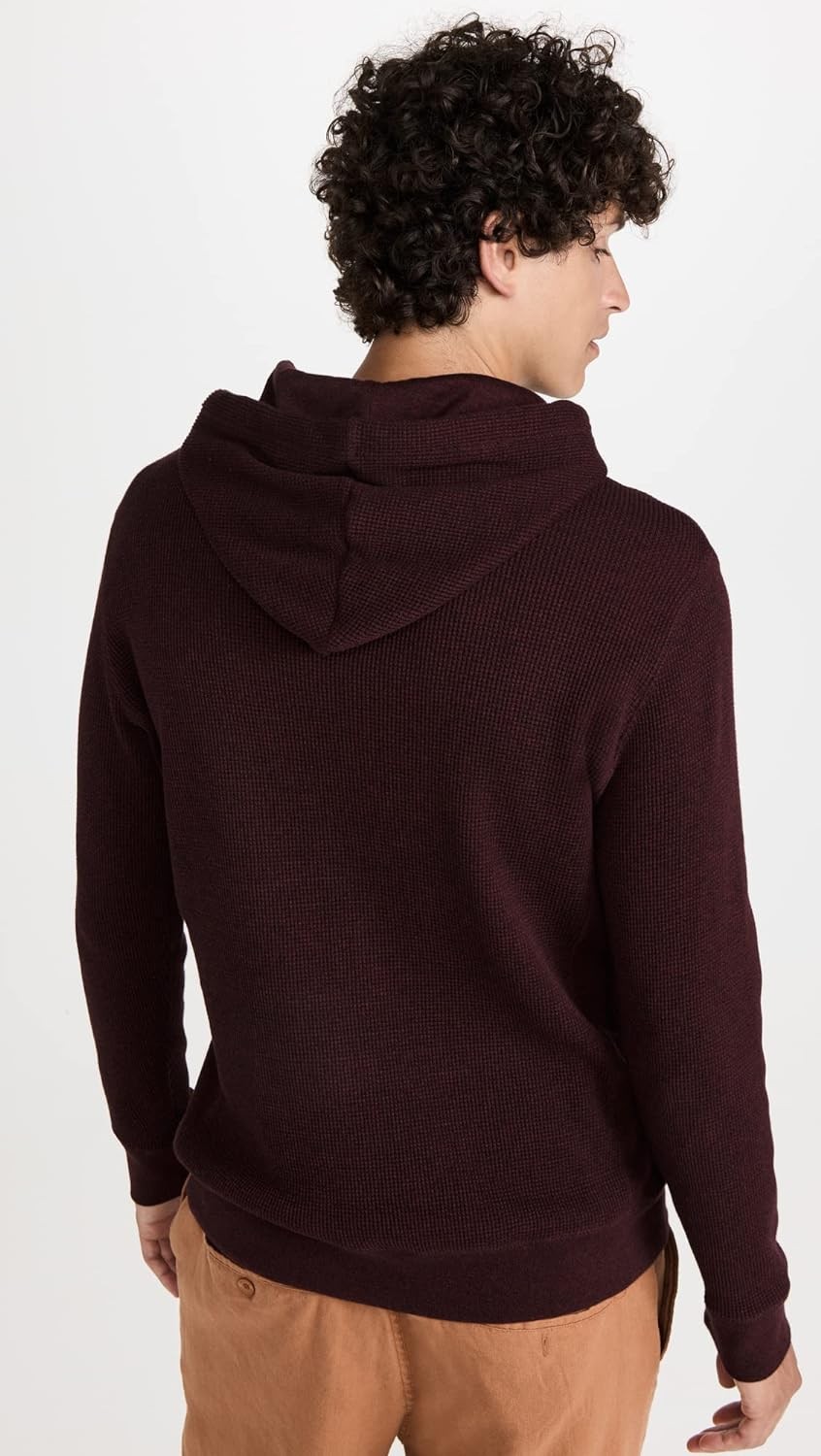 Vince Men s Mouline Thermal P/O Hoodie