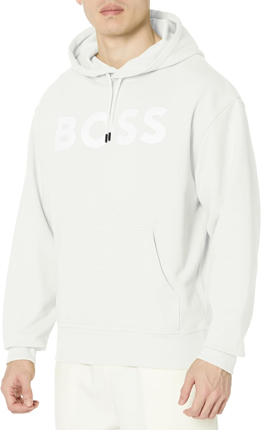 BOSS Men s Bold Logo French Terry Hooded Sweatshirt