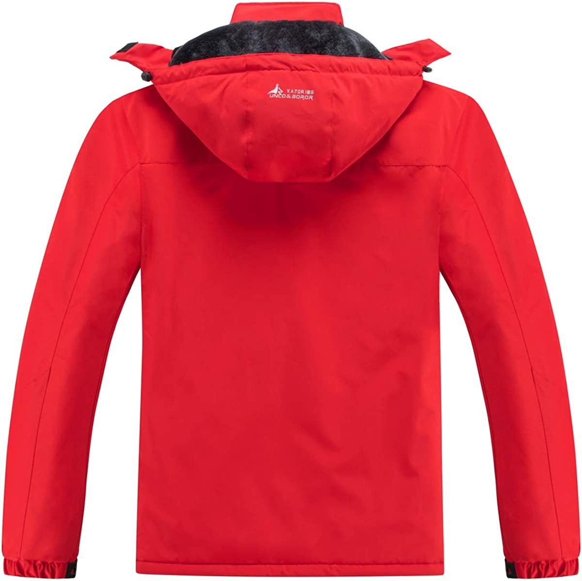 MOERDENG Men s Waterproof Ski Jacket Warm Winter Snow Coat Mountain Windbreaker Hooded Raincoat