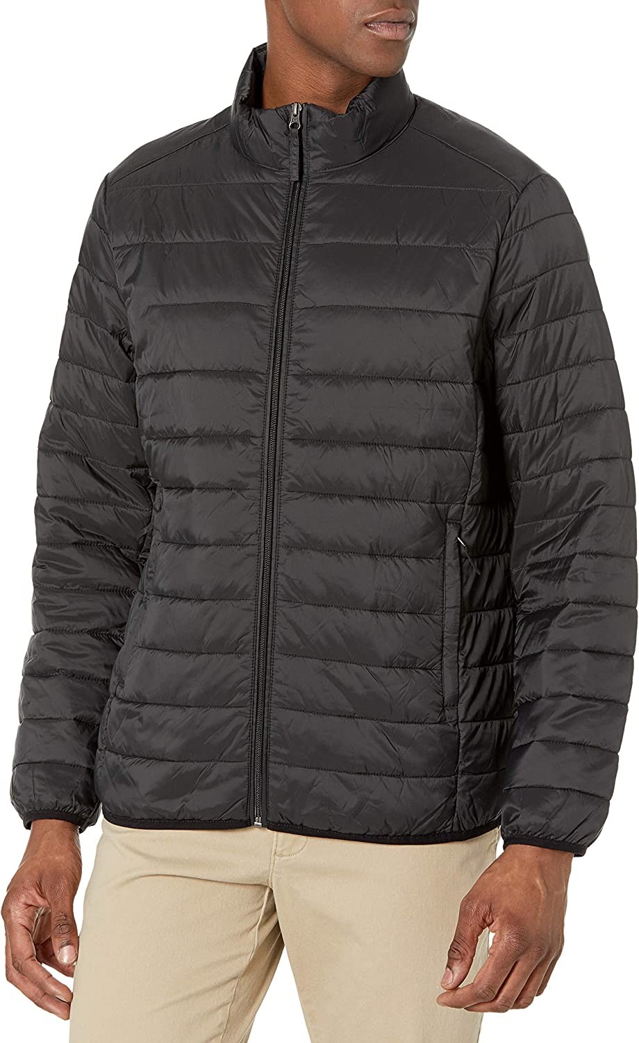 Amazon Essentials Men s Packable Lightweight Water-Resistant Puffer Jacket