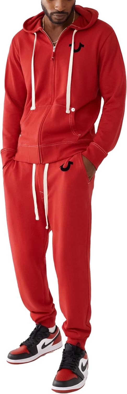 True Religion Men s Buddha Logo Zip Hoodie
