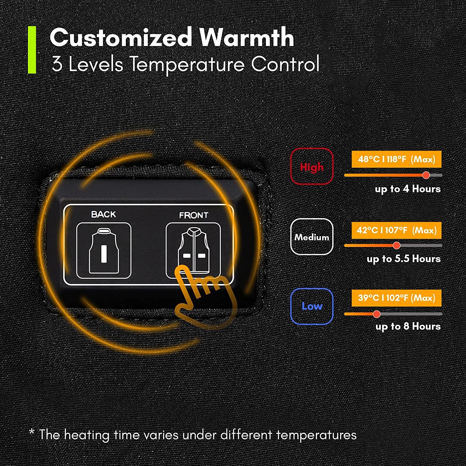 Extremus Buckwell Heated Vest, Unisex Electric Vest with Quick-Heating Material and Long-Lasting Warmth