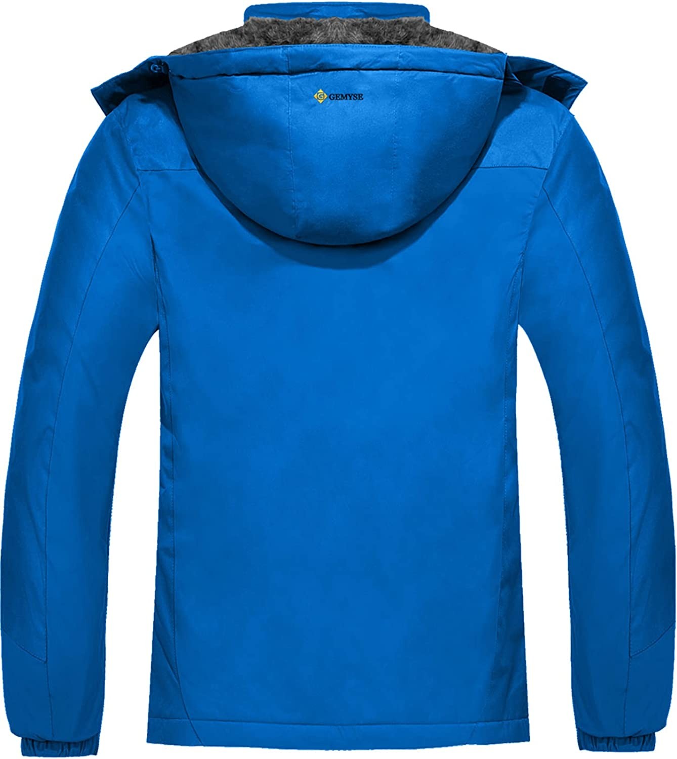 TACVASEN Men s Ski Jackets Winter Waterproof Windproof Hiking Snowboard Fleece Lined Jacket Hooded