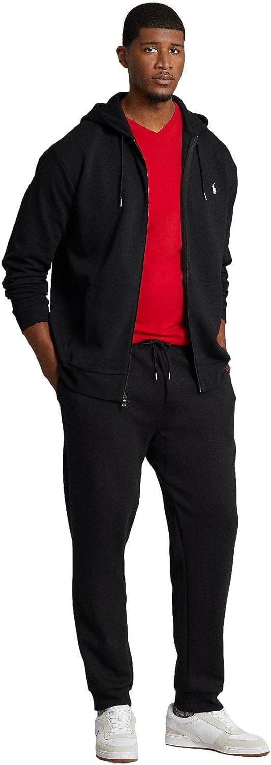 POLO RALPH LAUREN Big&Tall Double Kint Full Zip-Front Hoody Sweatshirt