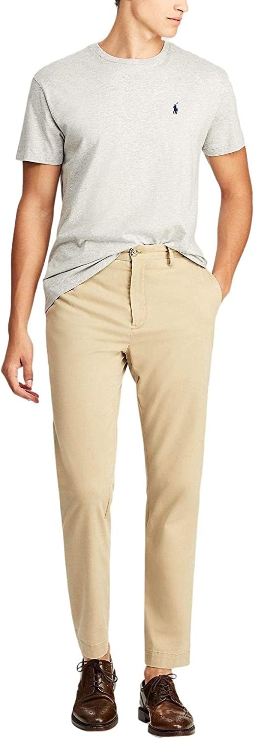 Polo Ralph Lauren Mens Big & Tall Crew Neck T-Shirt (4LT, GreyHtr)