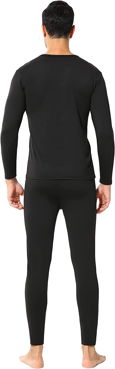 ViCherub Men s Thermal Underwear Set Long Johns for Men with Fleece Lined Base Layer Top Bottom