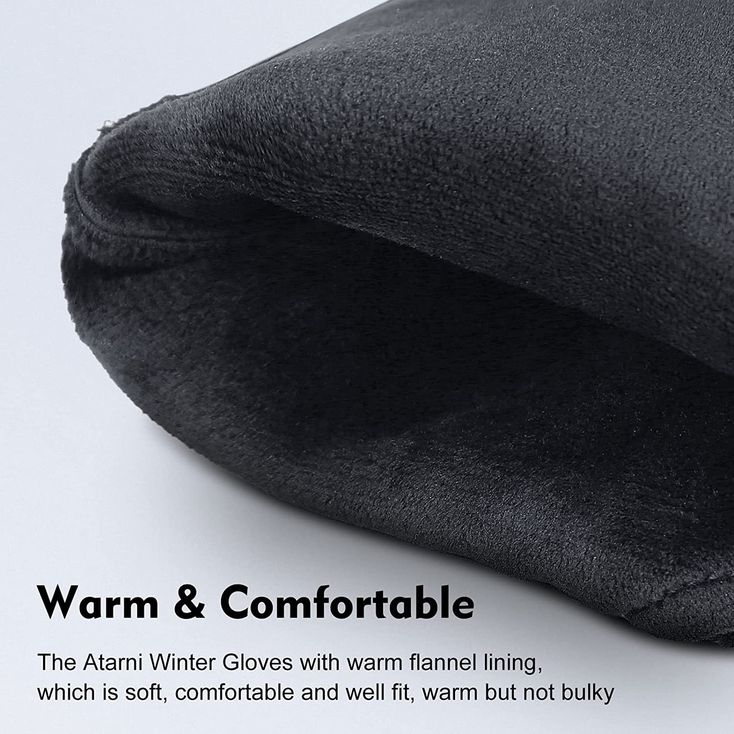 Men s Lightweight Winter Cycling Gloves: Flexible Touchscreen & Anti-Slip Grip Warm Gloves - Thermal Fleece Lining for Sporting, Driving, Running in Cold Weather
