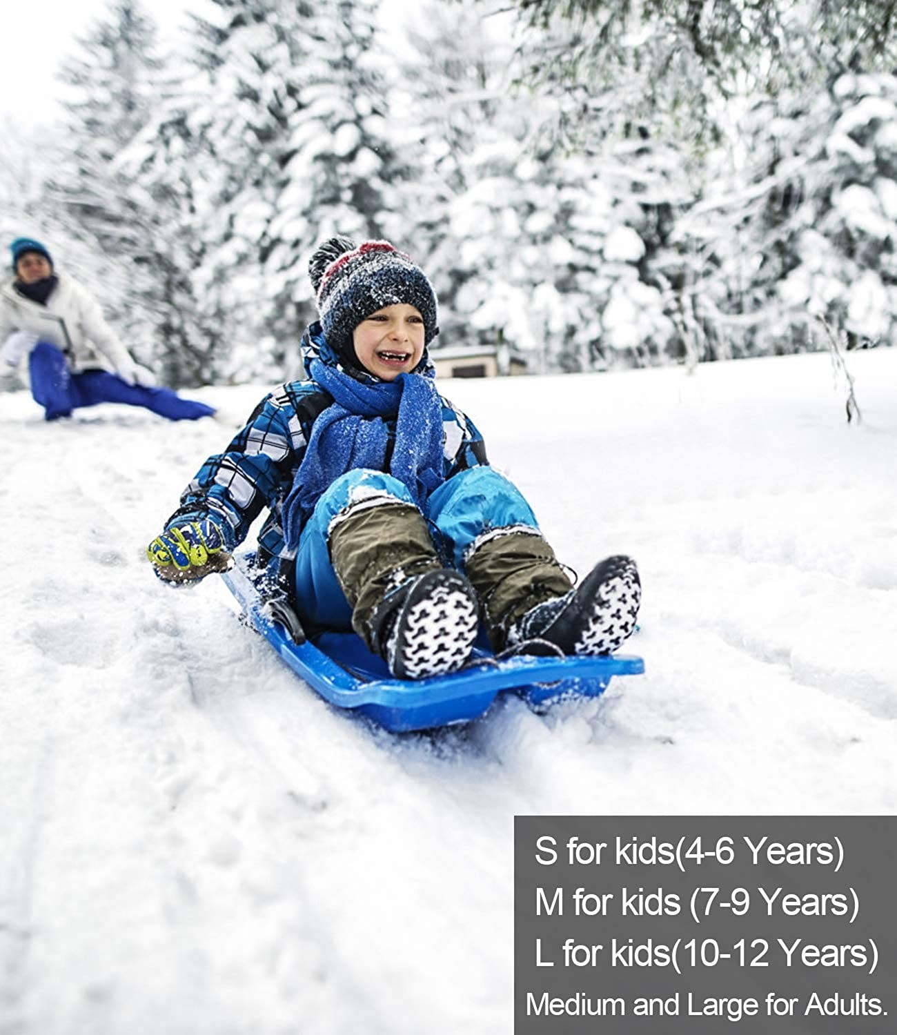 Cevapro -30℉ Ski Gloves Kids Winter Snow Gloves Waterproof Cold Weather Gloves for Boys Girls