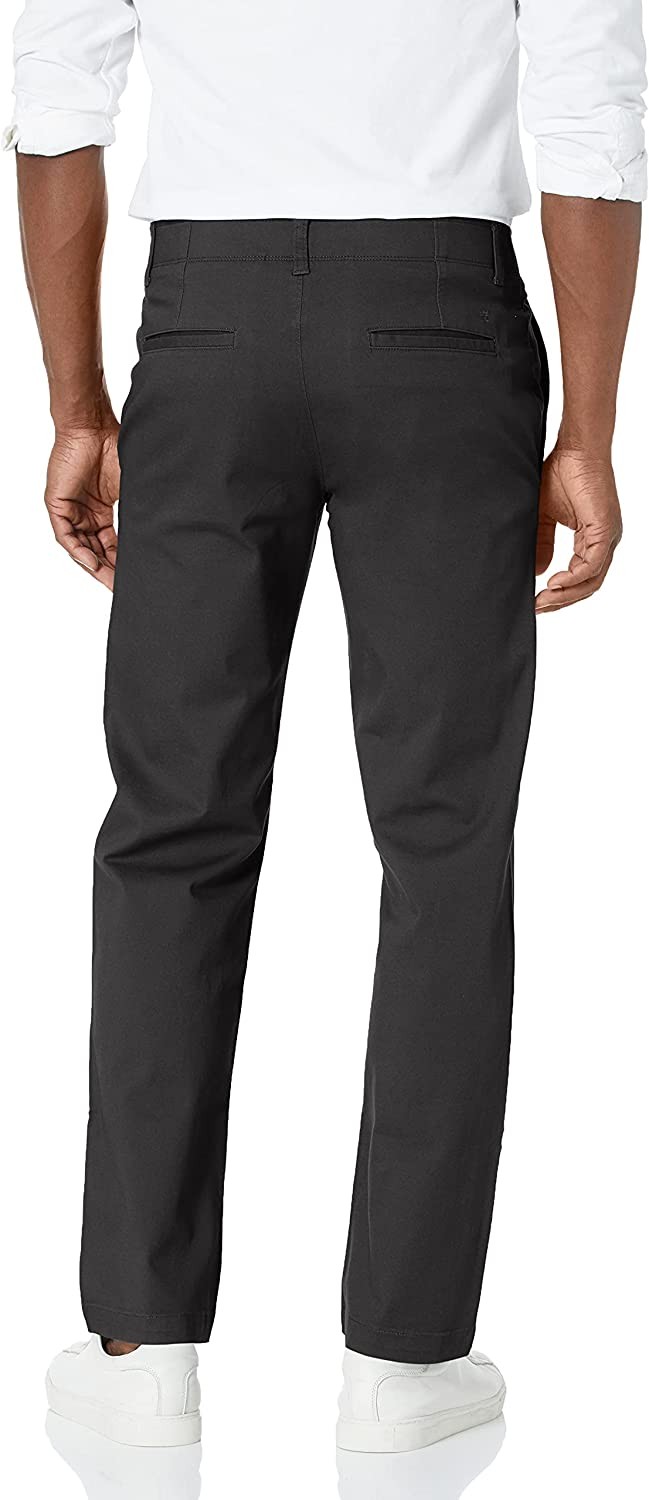 Haggar Men s Comfort Straight Fit Flat Front Flex Khaki & Chino Pants