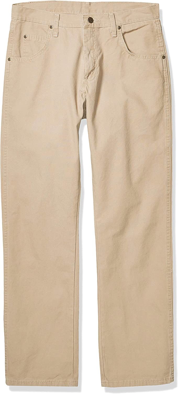 Wrangler Men s Rugged Wear Relaxed Fit Straight Leg Canvas Pant