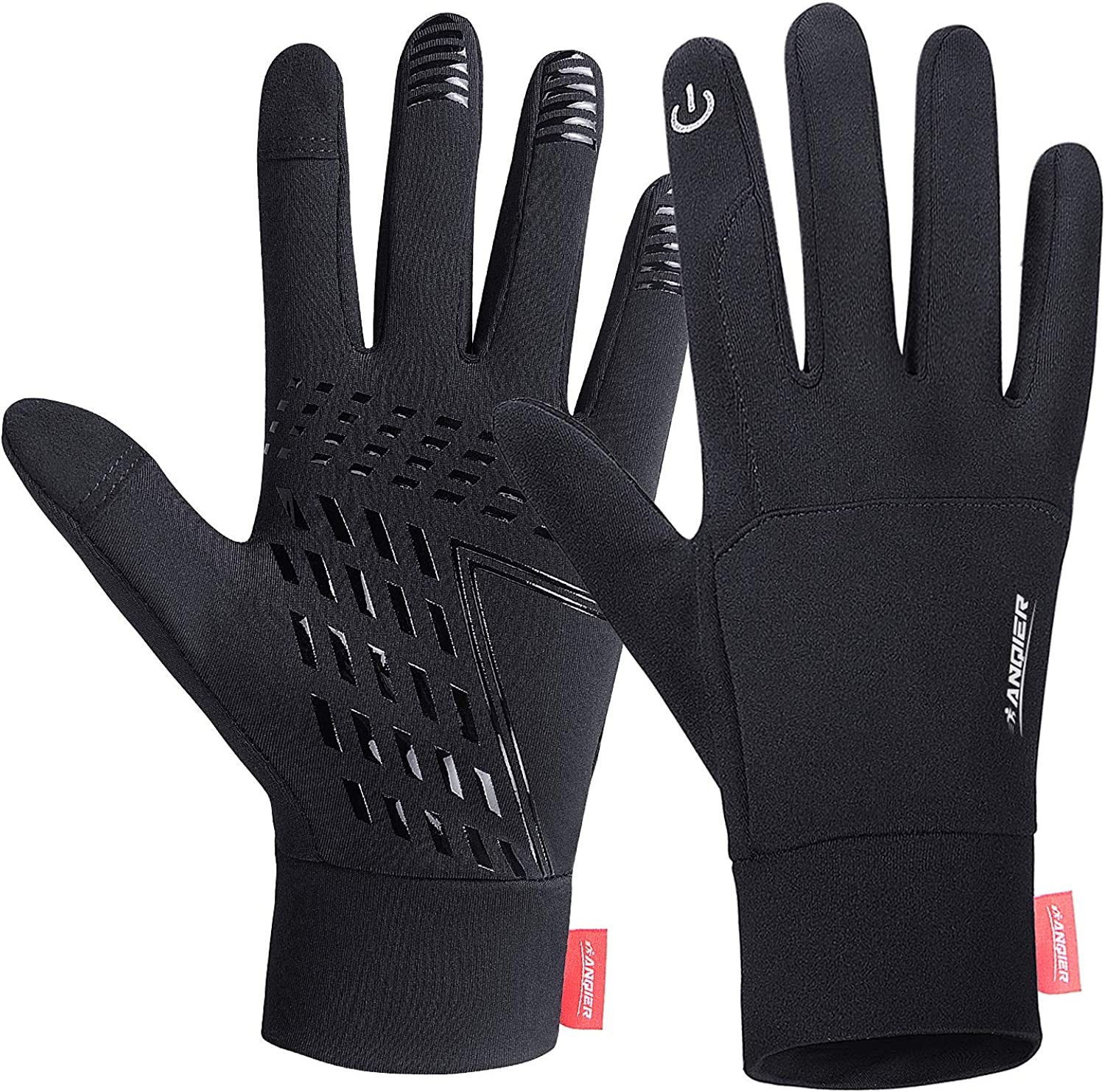 Lanyi Running Sports Gloves Compression Lightweight Windproof Anti-Slip Touchscreen Warm Liner Cycling Work Gloves Men Women