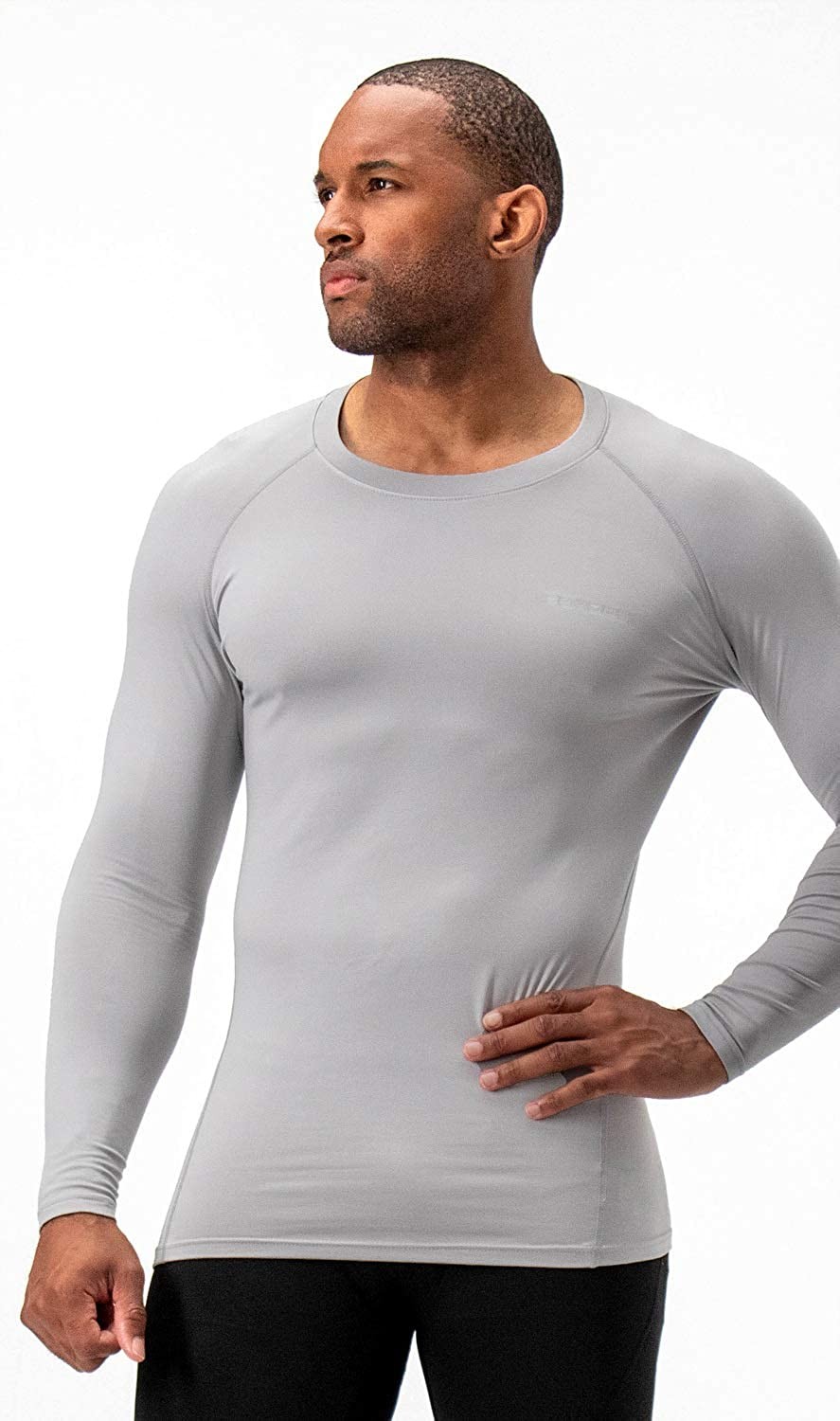 DEVOPS 2 Pack Men s Thermal Long Sleeve Compression Shirts