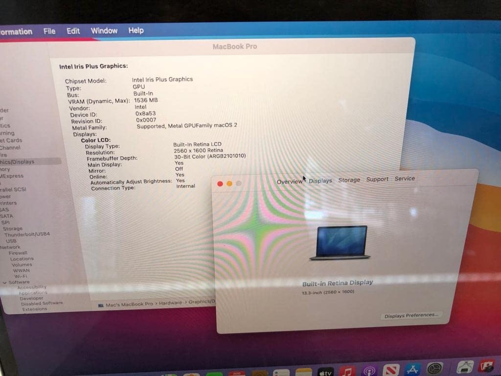 Apple 13in MacBook Pro, Retina, Touch Bar, 3.1GHz Intel Core i5 Dual Core, 8GB RAM, 256GB SSD, Silver, MPXV2LL/A (Newest Version) (Renewed)