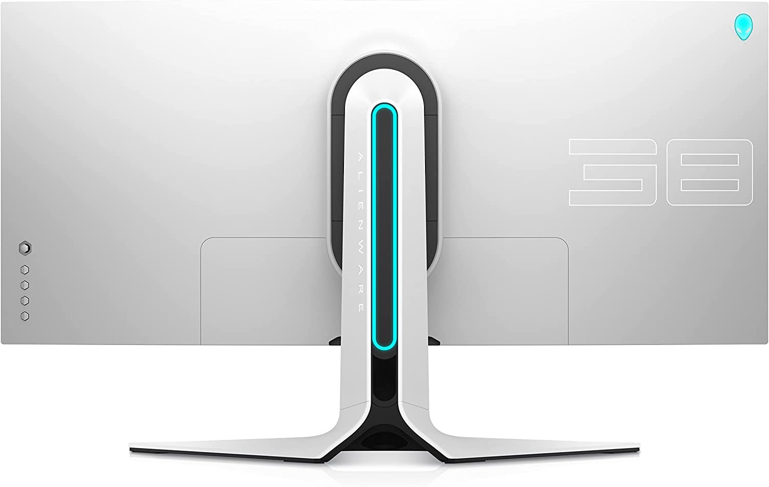Alienware Ultrawide Curved Gaming Monitor - 38-Inch WQHD Display, 144Hz Refresh Rate, 1ms Response Time, 2300R Curvature, NVIDIA G-SYNC Ultimate, IPS, VESA Display HDR 600, USB, White - AW3821DW