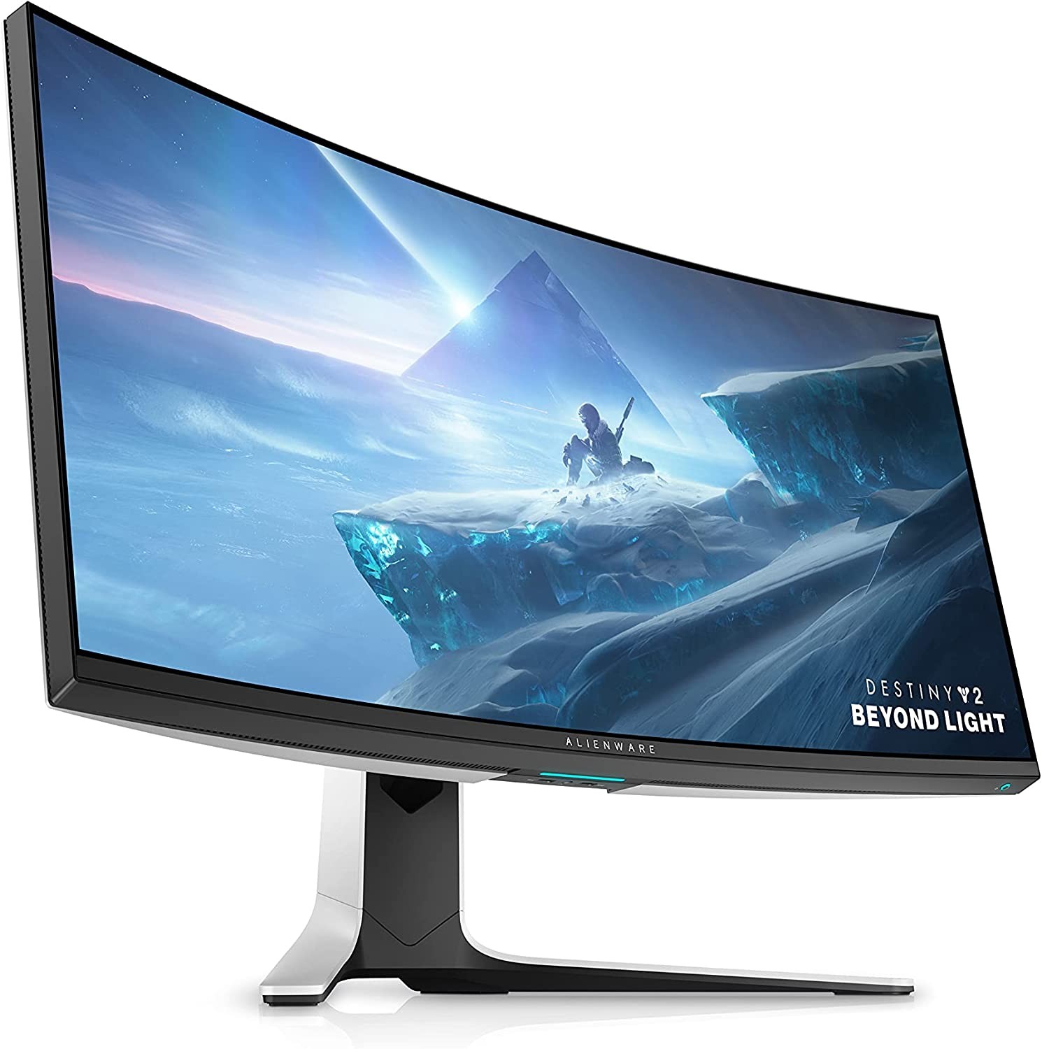 Alienware Ultrawide Curved Gaming Monitor - 38-Inch WQHD Display, 144Hz Refresh Rate, 1ms Response Time, 2300R Curvature, NVIDIA G-SYNC Ultimate, IPS, VESA Display HDR 600, USB, White - AW3821DW