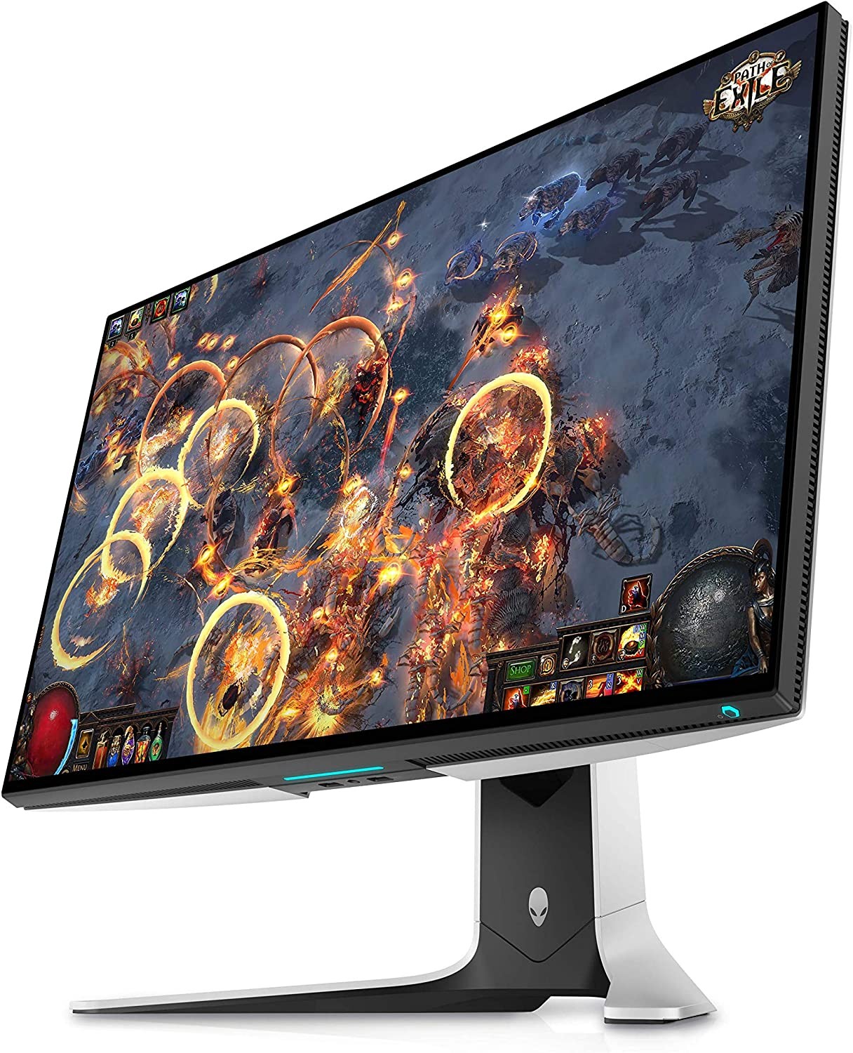 Alienware 27 Gaming Monitor - AW2721D - 240Hz, 27 Inch QHD (Quad High Definition), Fast IPS Monitor with VESA Display HDR 600, NVIDIA G-SYNC Ultimate Certification, White, XW3CK