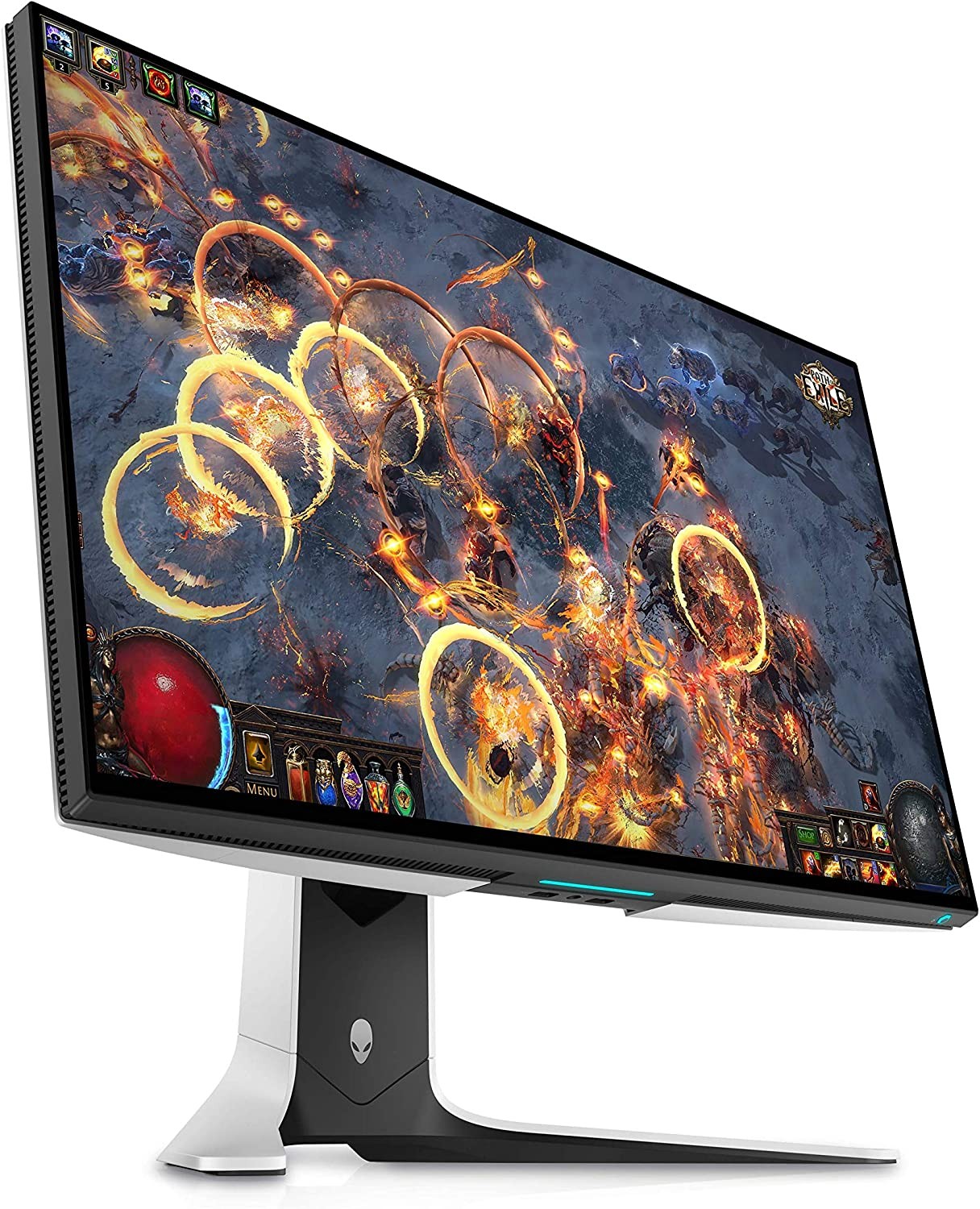 Alienware 27 Gaming Monitor - AW2721D - 240Hz, 27 Inch QHD (Quad High Definition), Fast IPS Monitor with VESA Display HDR 600, NVIDIA G-SYNC Ultimate Certification, White, XW3CK